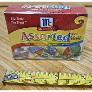 McCormick Assorted Food Color & Egg Dye Primary Colors Easter Past Best By‎ Date